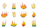Hot flames