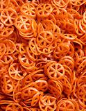 dried round pasta wheels pattern texture