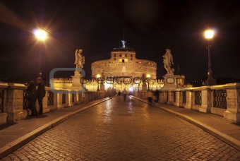 Rome. St Angel's castle