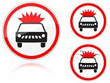 Transportation of explosives and flammable substances is forbid