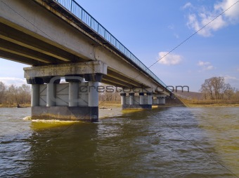 The Bridge through river