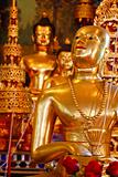 Golden buddha statue 