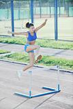 woman jogging at early morning