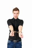 Man in handcuffs