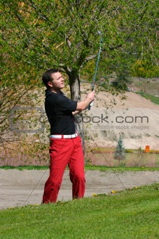 Young golfer