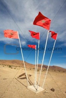 Moroccan flags
