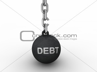Debt concept