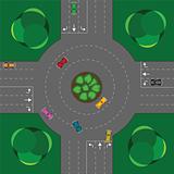 round intersection