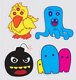 Cute Little Monsters Sticker V3