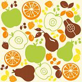 Fruit Pattern Background