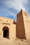 Old fortress in the desert of Morocco
