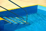 Steps into a swimming pool - detail