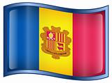 Andorra flag icon.
