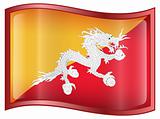 Bhutan flag icon.