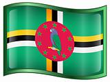 Dominica flag icon.