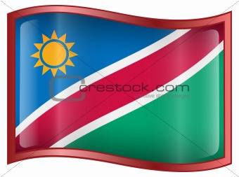 Namibia flag icon.