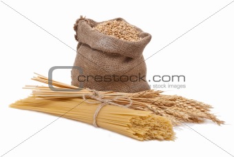Spaghetti and ear of wheat 