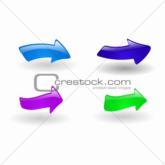 the abstract vector arrow background