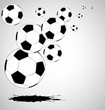 the vector abstract soccer background