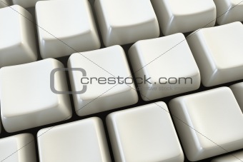 black keyboard without letters