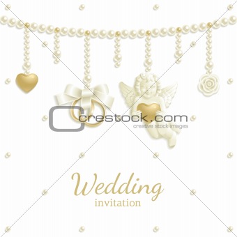 Wedding jewel background