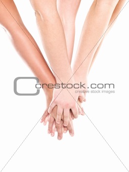 Group of hands