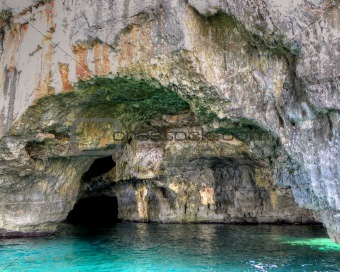 Sea cave in Salento
