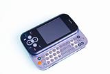 Contemporary cell phone  with sliding keyboard 