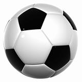 High resolution soccer ball isolated
