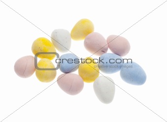 Pastel Chocolate Egg Easter Candies