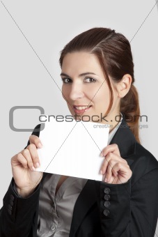 Holding a cardboard