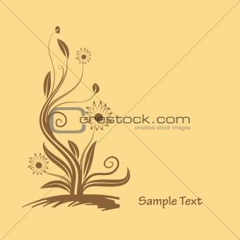 flowers graphic design