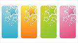 colorful star banners
