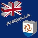 anguilla 3d flag