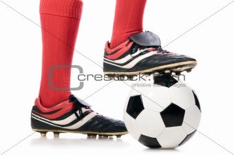 legs of soccer player