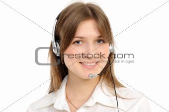 female customer service representative