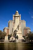 Don Quixote monument in Madrid