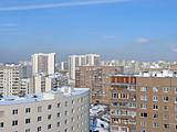Urban landscape. Moscow dormitory 