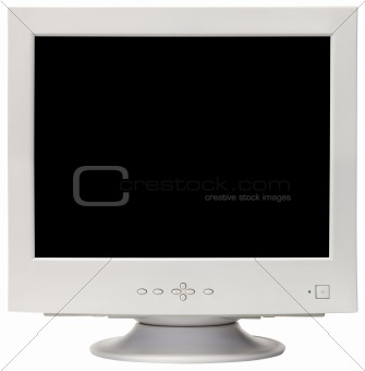 CRT monitor cutout