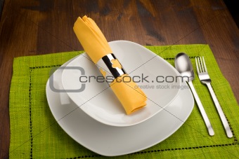 Table with dishes