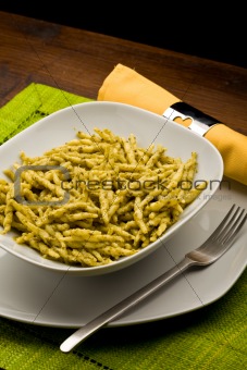 Pasta with pesto