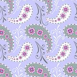 Seamless grey floral pattern