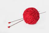 Ball of yarn for knitting