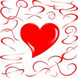 love married heart background