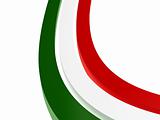 Italy stripes flag