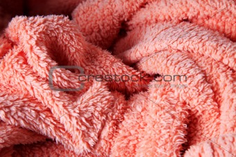 Double pink dressing gown