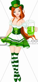 St. Patrick's Day girl
