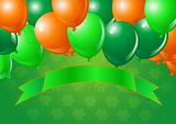 St. Patrick's Day Celebration Balloons