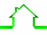Green house symbol