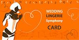 Wedding lingerie symphony Sale poster,invitation card, fake shop